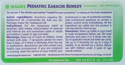 Pediatric Earche Remedy Full Image 1.jpg Label - Pediatric Earche Remedy Full Image 1